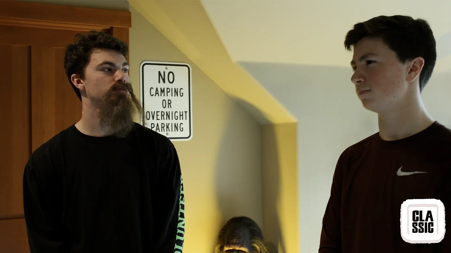 Still of Jake Larson and Kyle Larson in Justin McCoy Goes Sneaker Shopping with Classic.